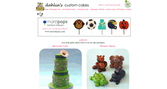 Desktop Screenshot of dahliascakes.com